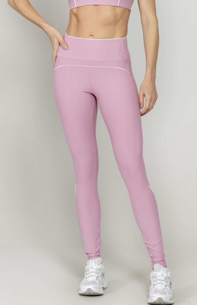 Legging cintura alta Run More rosa
