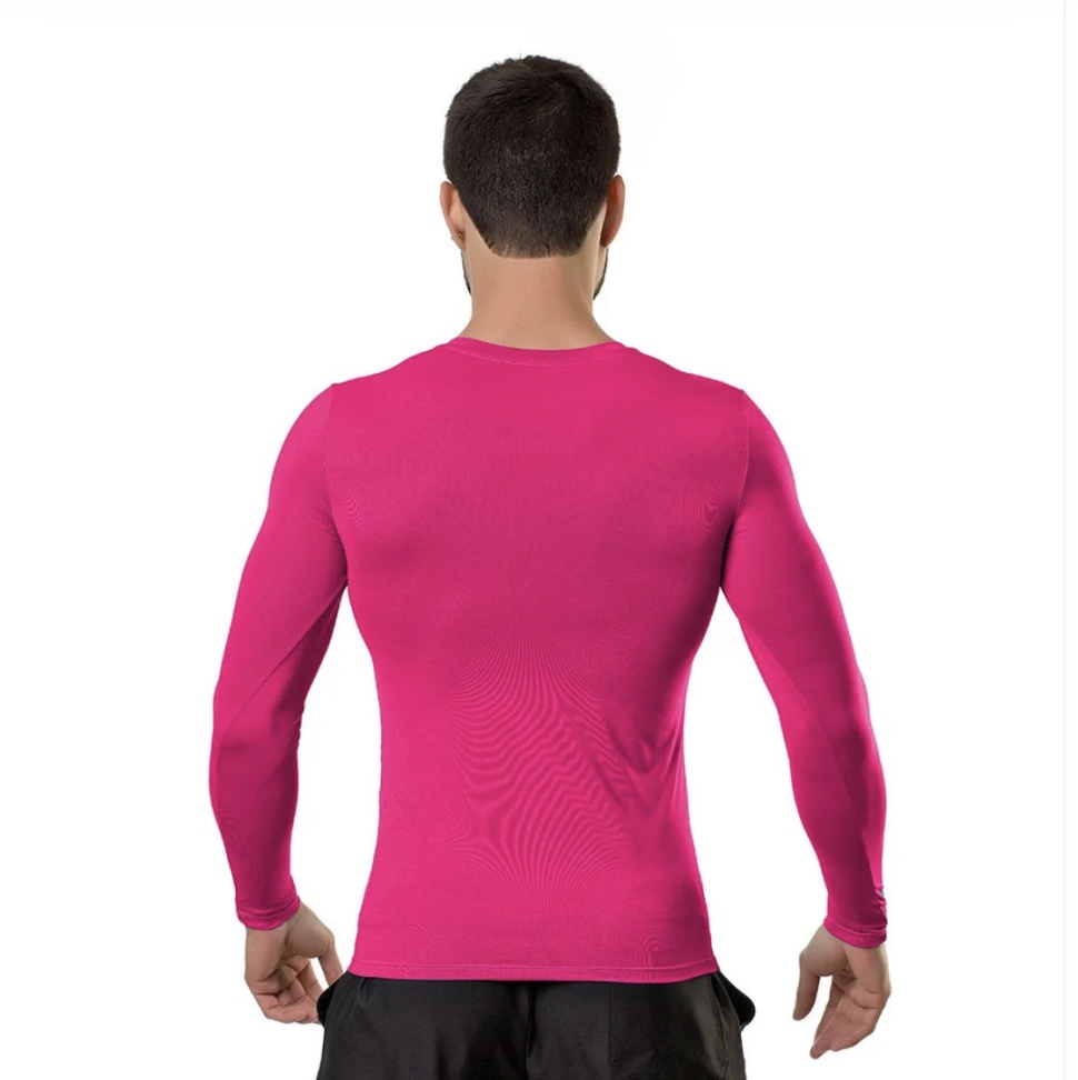 Camiseta Térmica Ajustada Rosa