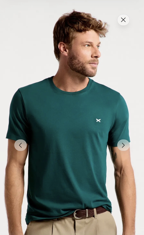 Camiseta Algodão Verde