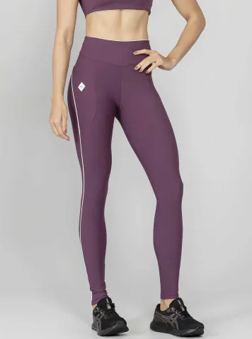 Legging com bolso Run More roxo