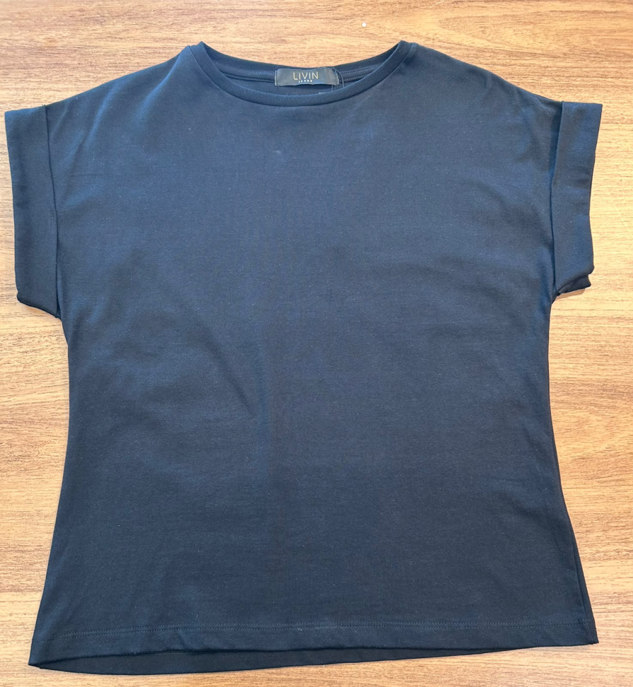 Camiseta Over Livin preto