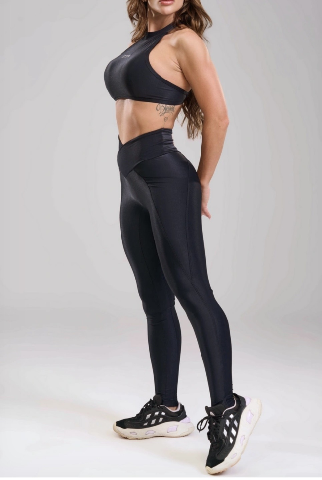 Legging Bright Let’s Gym preto