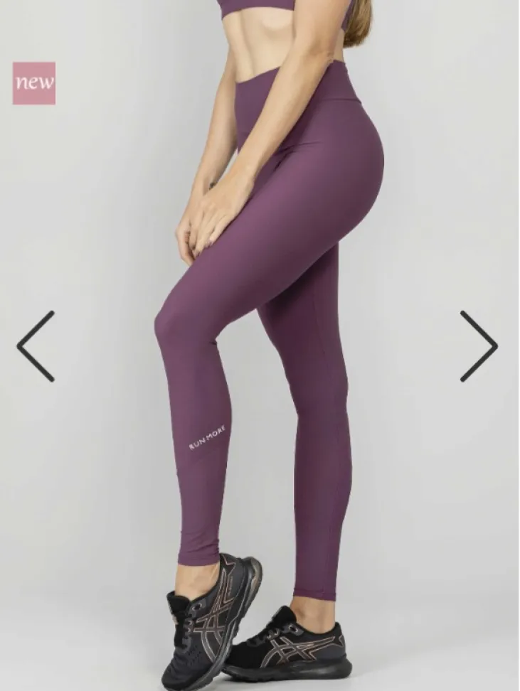 Legging com bolso Run More roxo