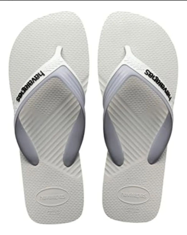 Havaianas Dual Branco/Cinza Gelo