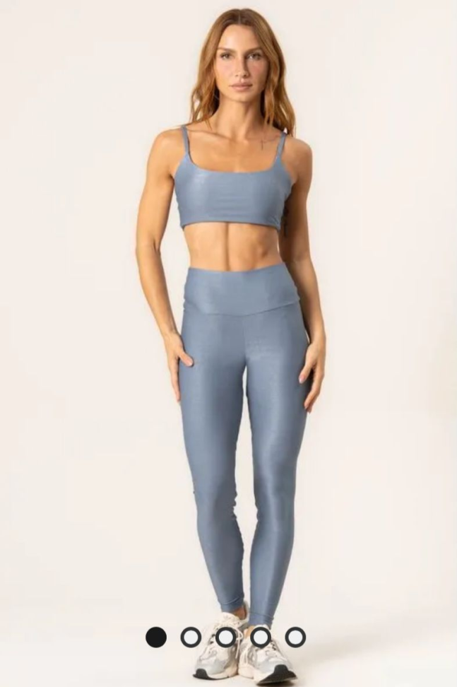 Legging Glow Vivame azul claro