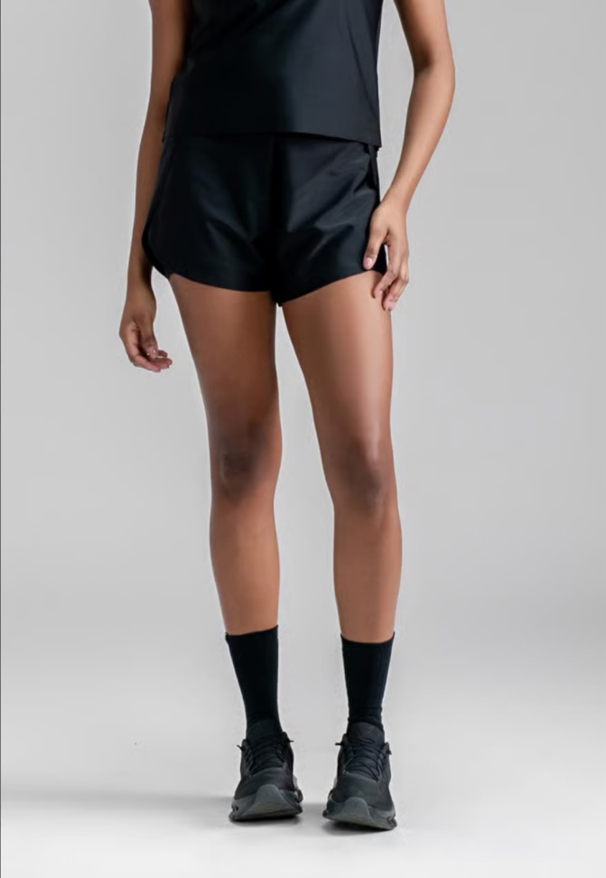 Short Duplo Ebby Larulp preto