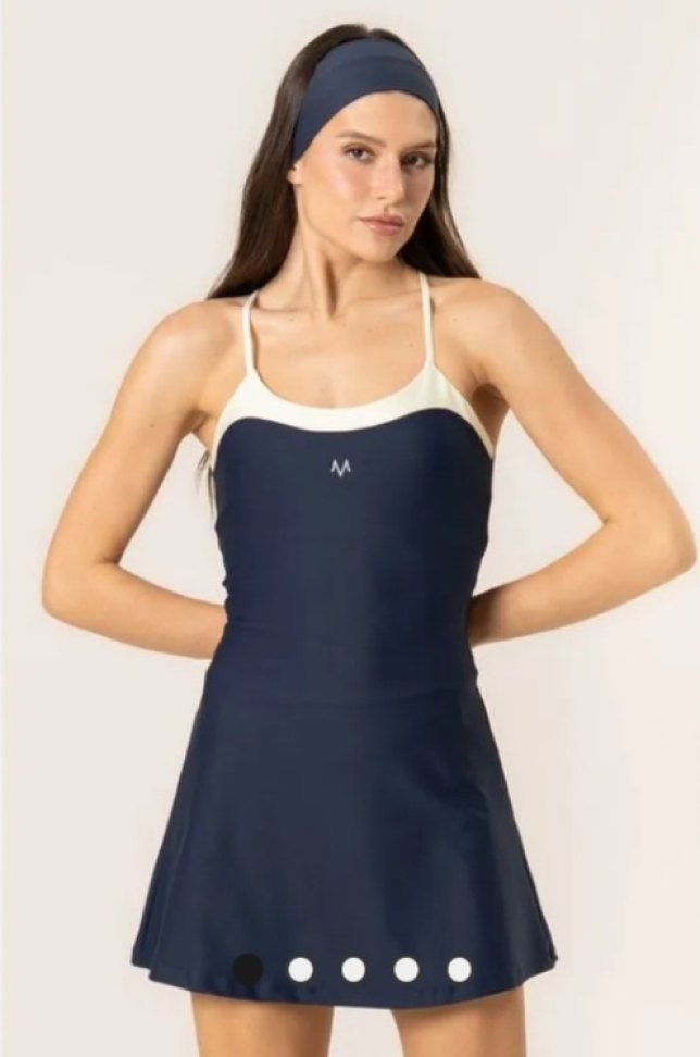 Vestido Dash Cruzado Vivame marinho
