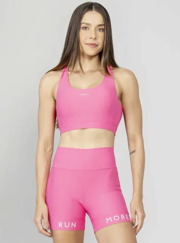 Top Baixa Pace Run More rosa