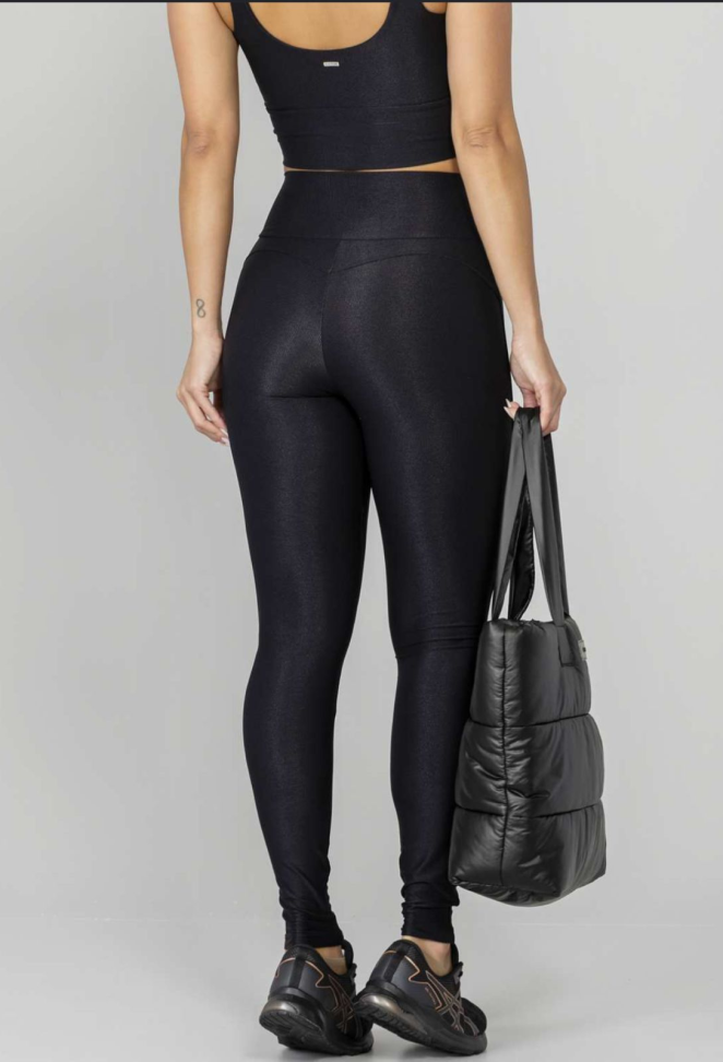 Legging com bolso preto Run More - #3