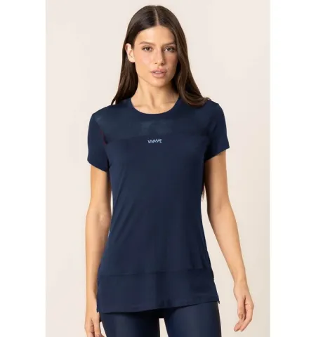 Camiseta Pulse Alongada Vivame marinho