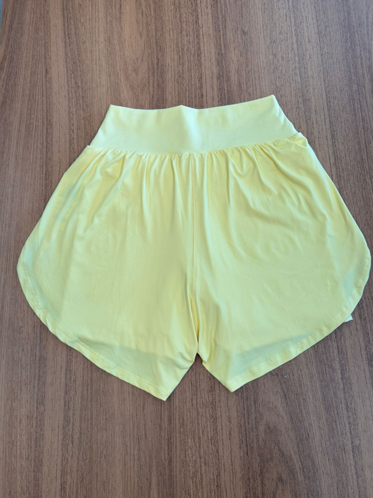 Short duplo Annima, Amarelo