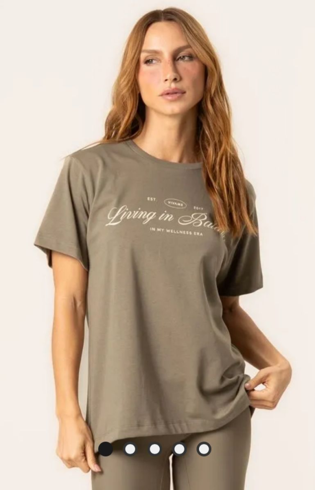 Camiseta Olive Vivame verde