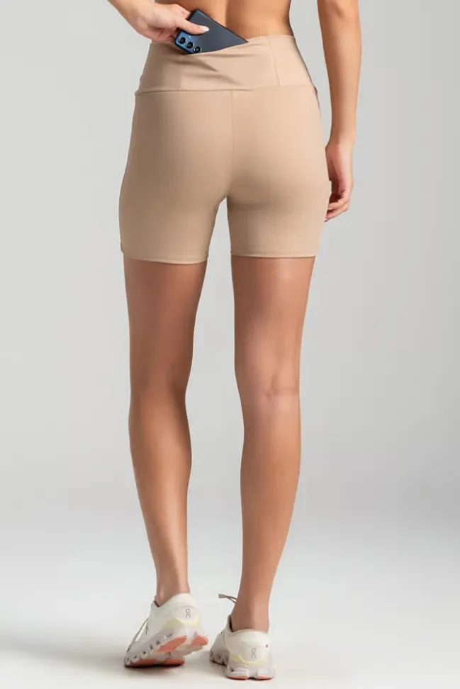 Shorts Larulp Neil Basic Beje Canela/Laranja - #3