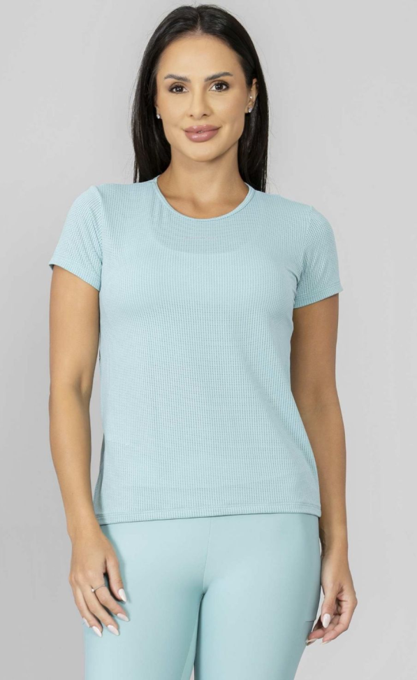 T-Shirt com recortes Run More verde