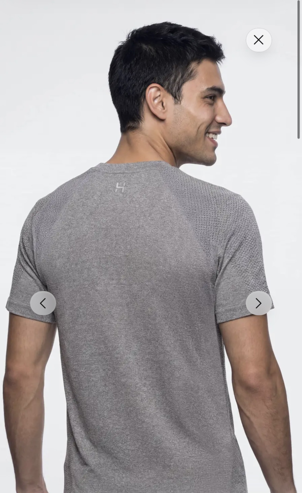 Camiseta Hering Sports Cinza Claro - #3