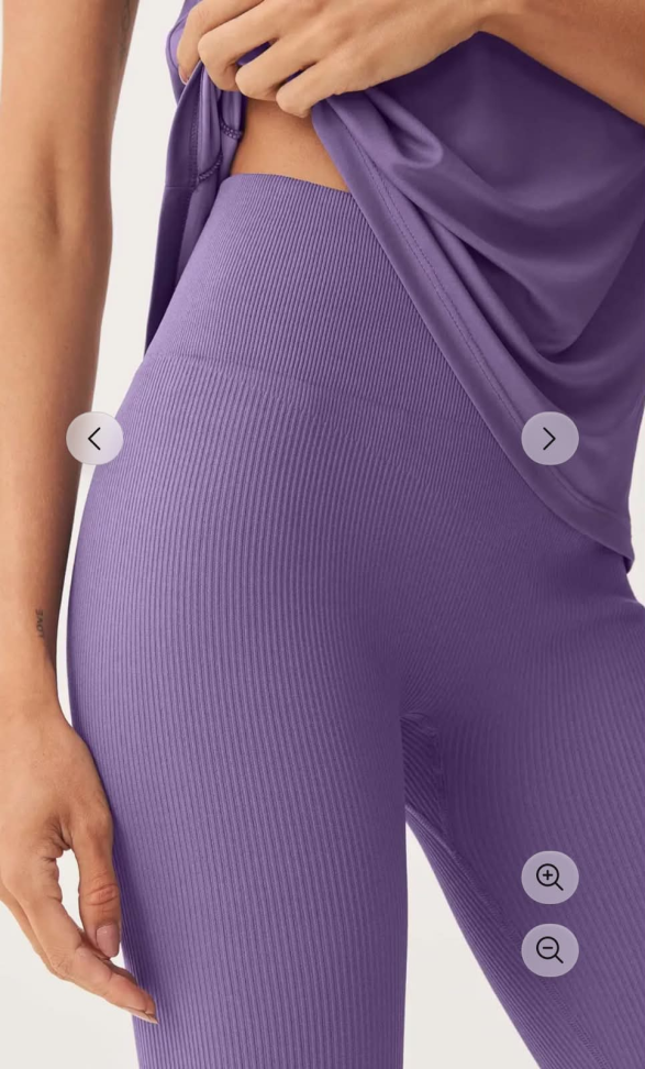 Legging Sem Costura Hering roxo