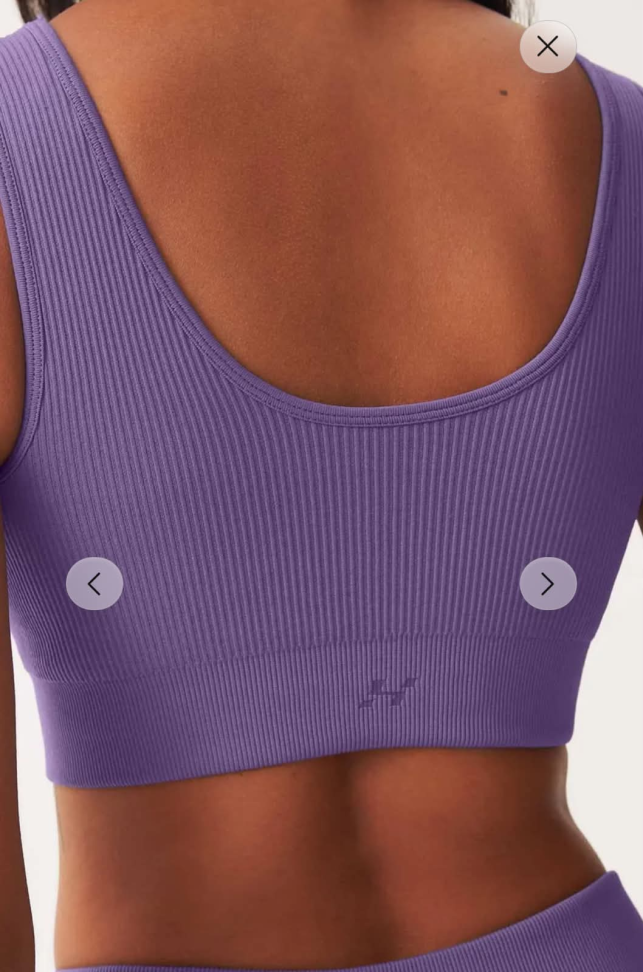 Top Canelado Hering Sports roxo - #3