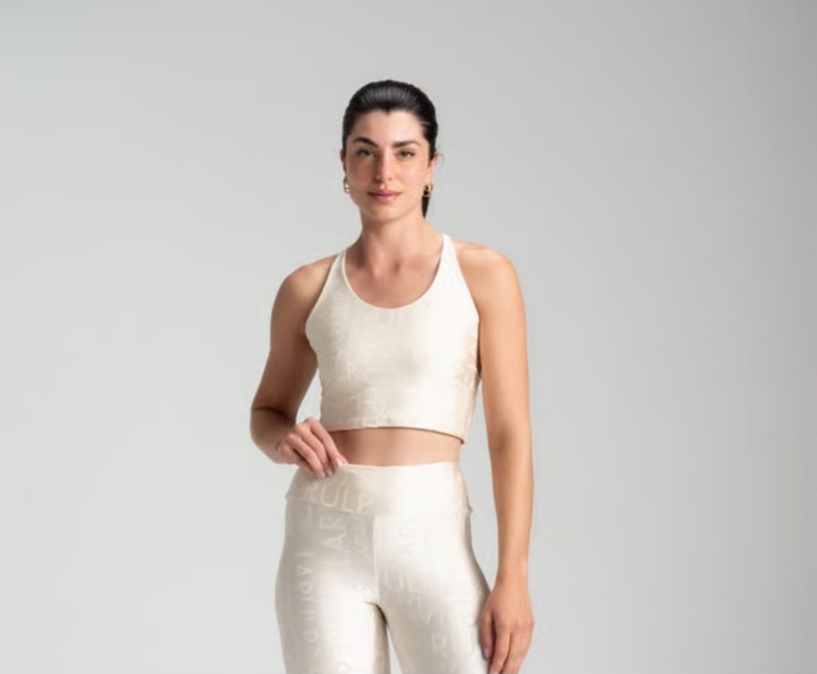 Top Alta sustentação Larulp off White