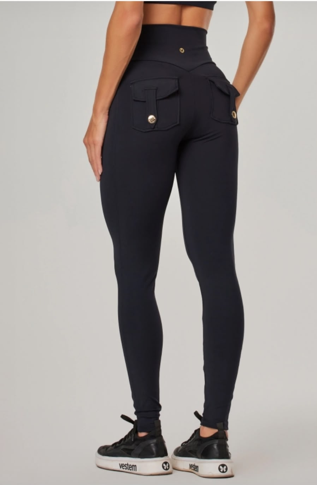 Legging Chape Up com bolso Vestem preto - #3