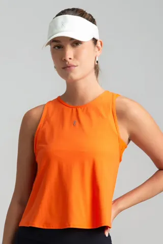 Regata Cropped Larulp Aero Dry Laranja