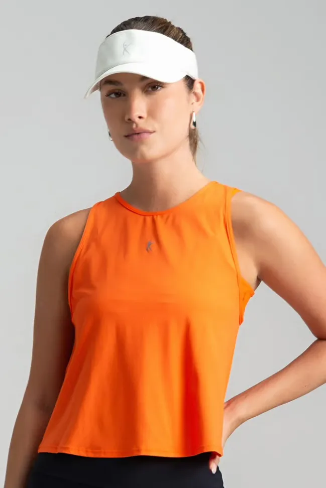 Regata Cropped Larulp Aero Dry Laranja - #1