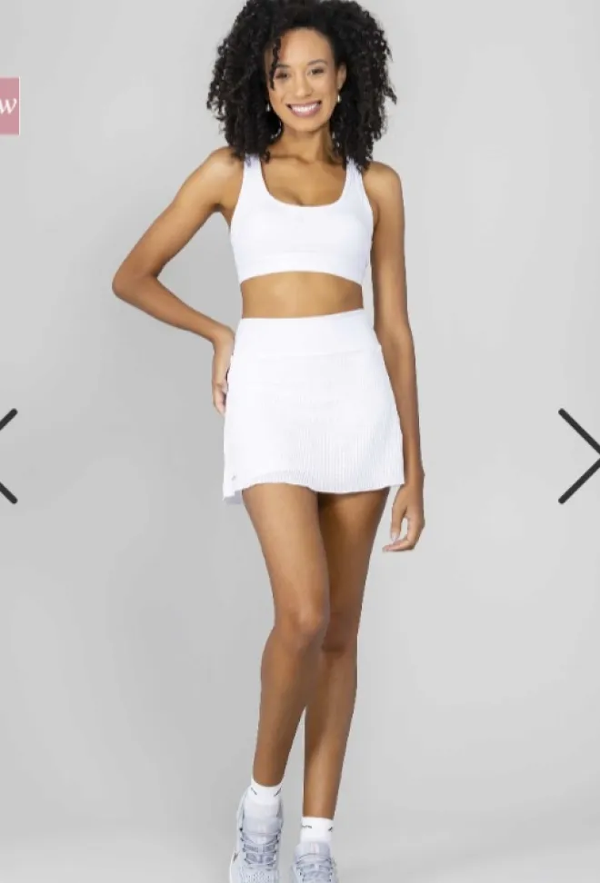 Saia Longa Run More branco
