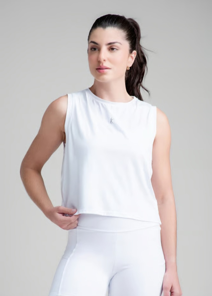 Regata Cropped Indie Larulp branco
