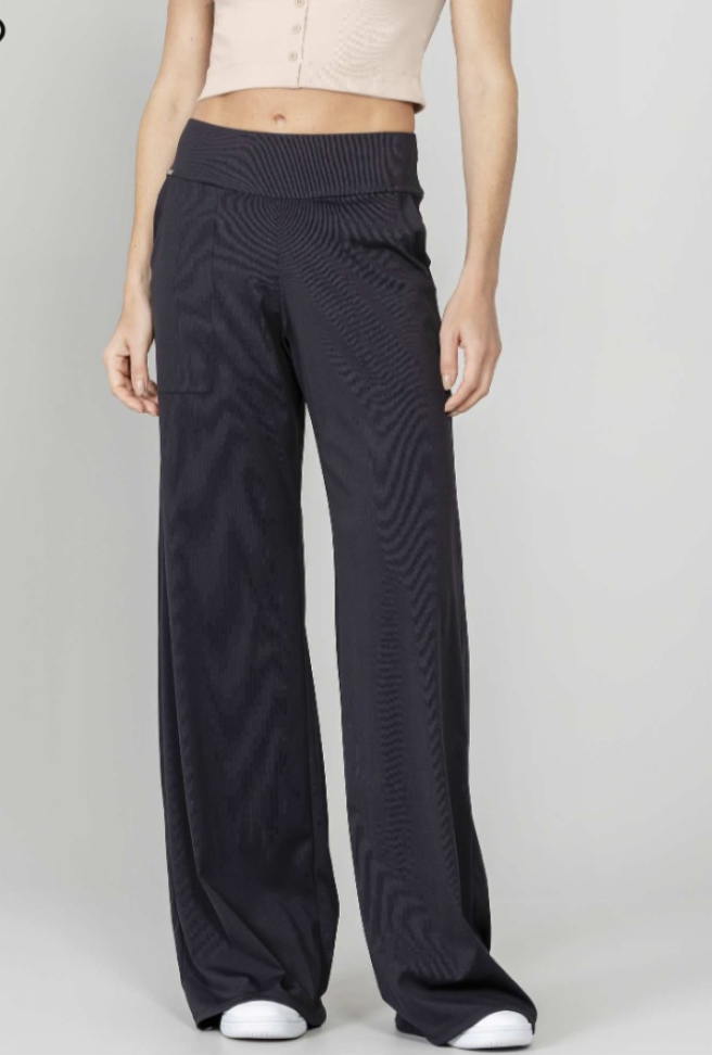 Calça Pantalona Run More preto