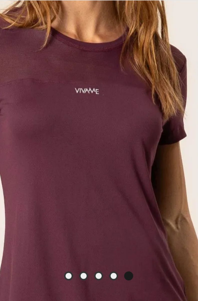 Camiseta Vivame bordo - #3