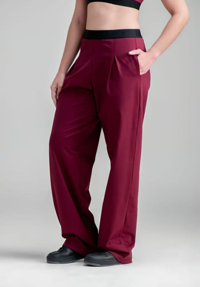 Calça Baggy Larulp vinho
