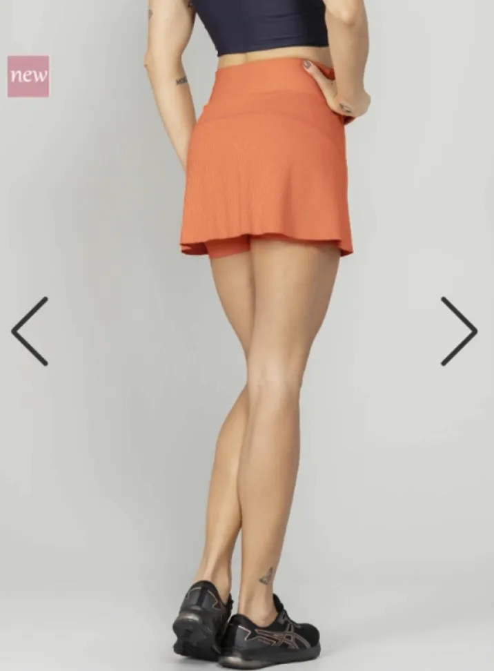 Saia Short Run More laranja - #3