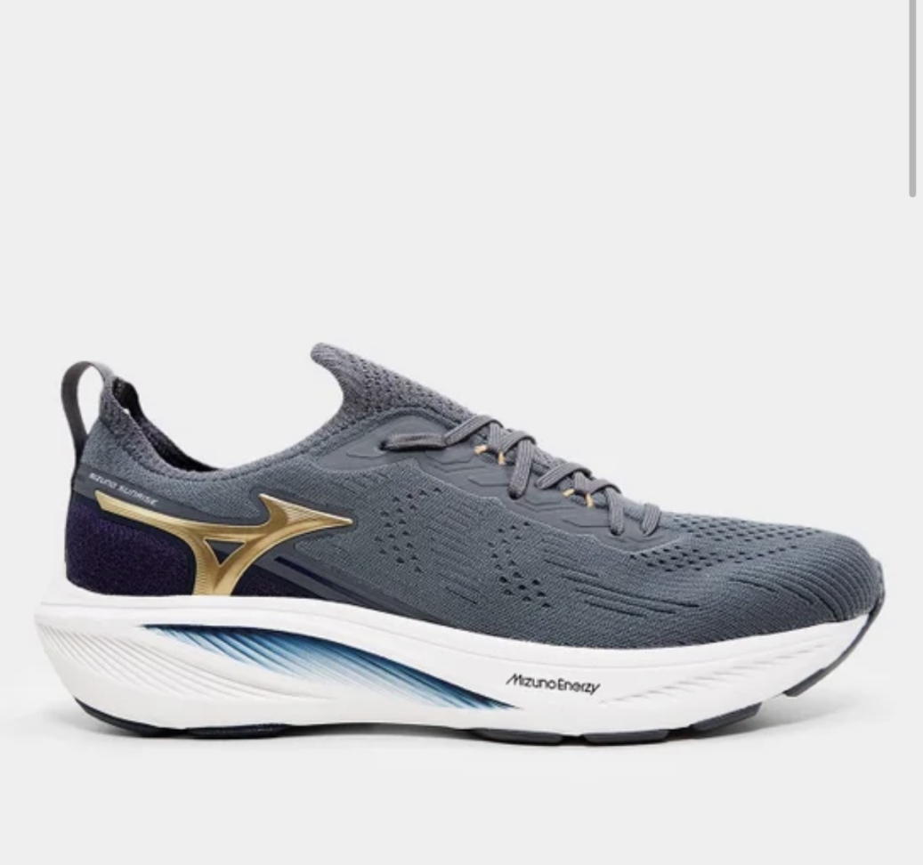 Tênis Mizuno Masc Sunrise Chumbo