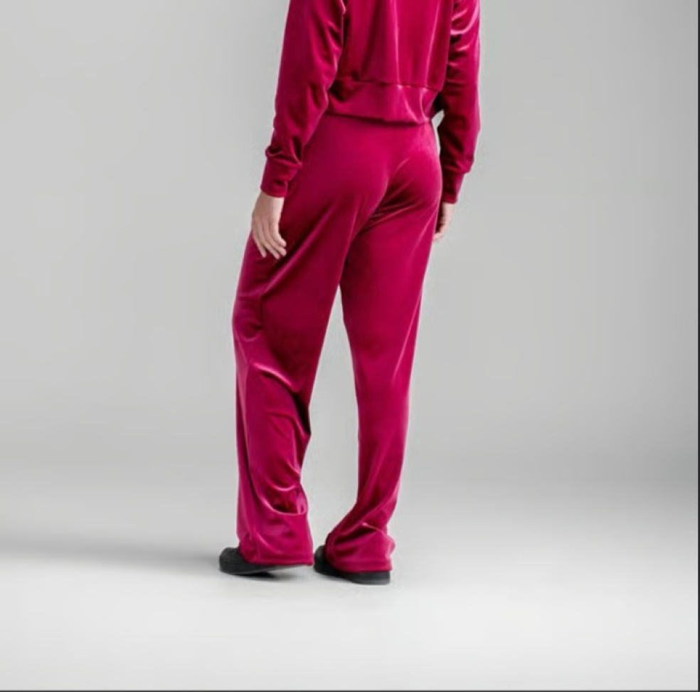 Calça Pantalona Sophie Larulp veludo vinho - #3