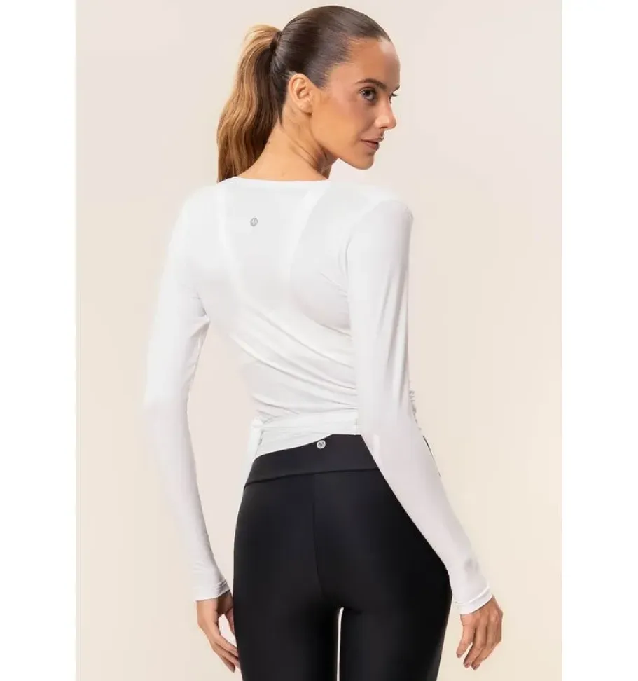 Blusa Balance Transpassada Vivame Branca