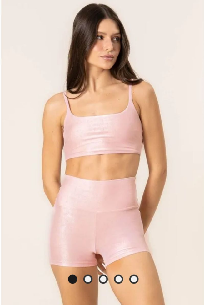 Short Glow Vivame rosa claro