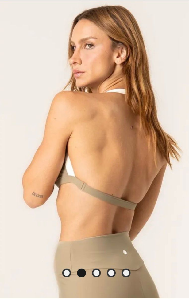 Top Boost Halter Vivame bege