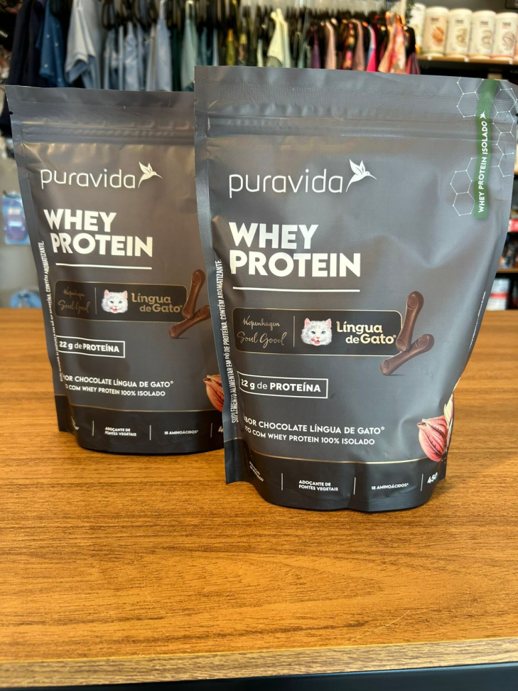 Whey Protein Língua de Gato