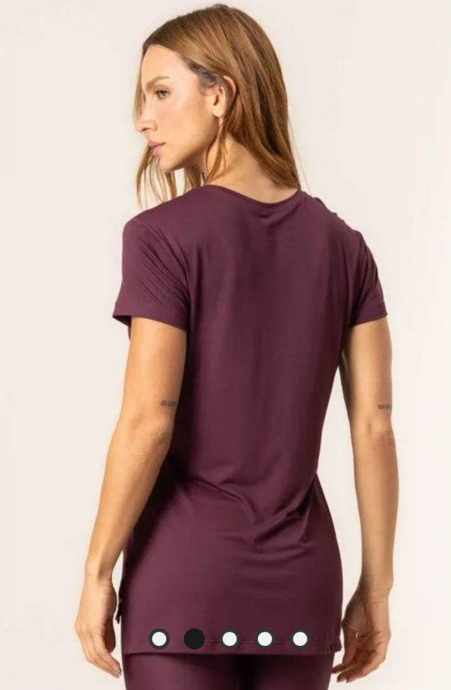 Camiseta Vivame bordo