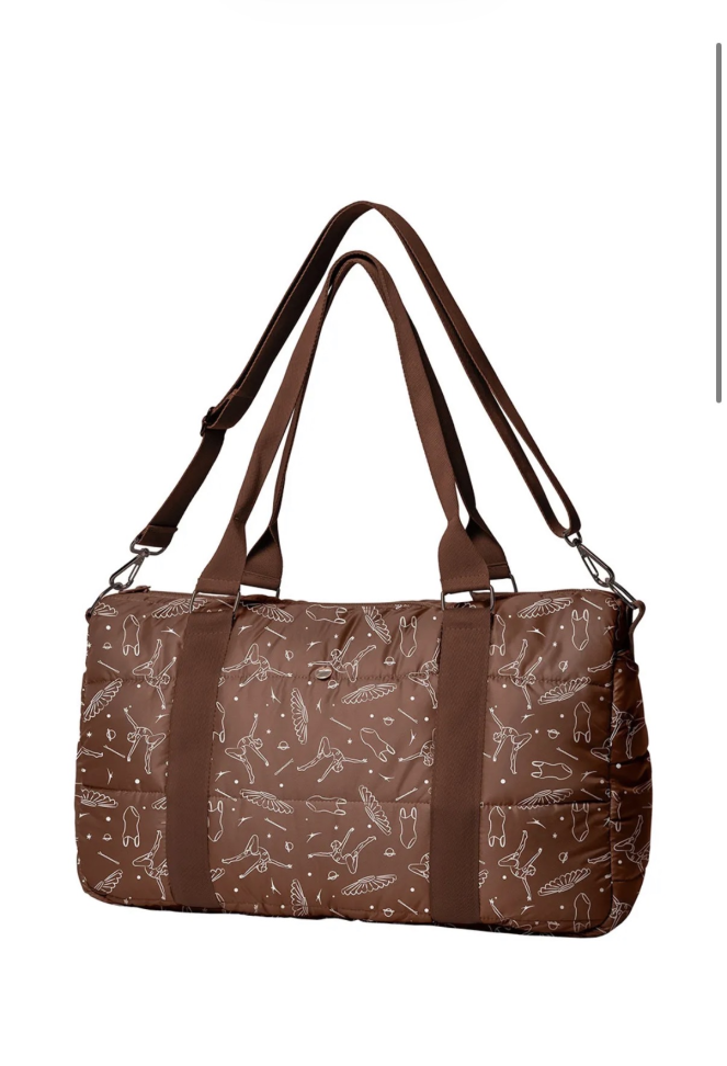 Bolsa Puffer Marrom