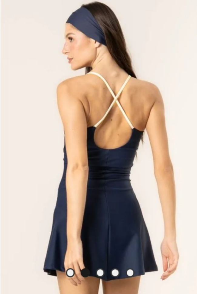 Vestido Dash Cruzado Vivame marinho