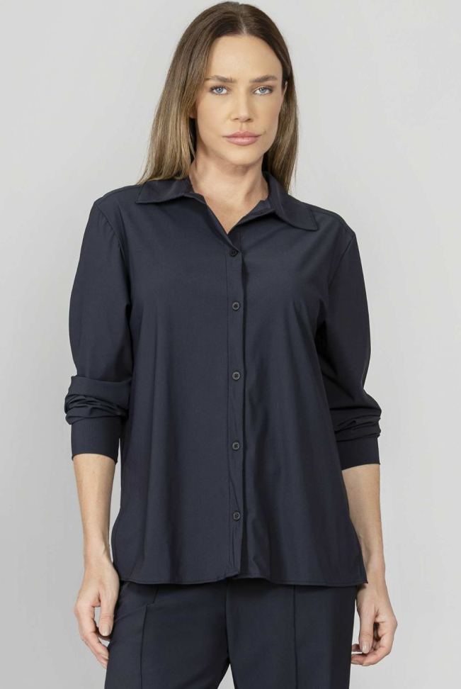 Camisa Esportiva Run More preto