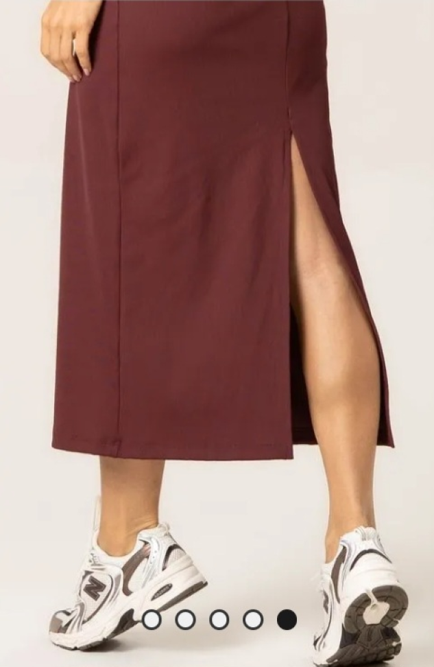 Vestido Rib Matte Vivame bordo - #3