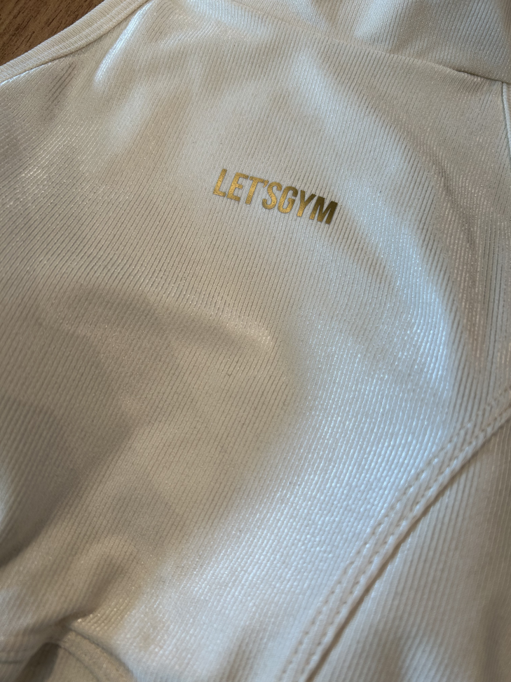 Macacão legging Let’s Gym off white