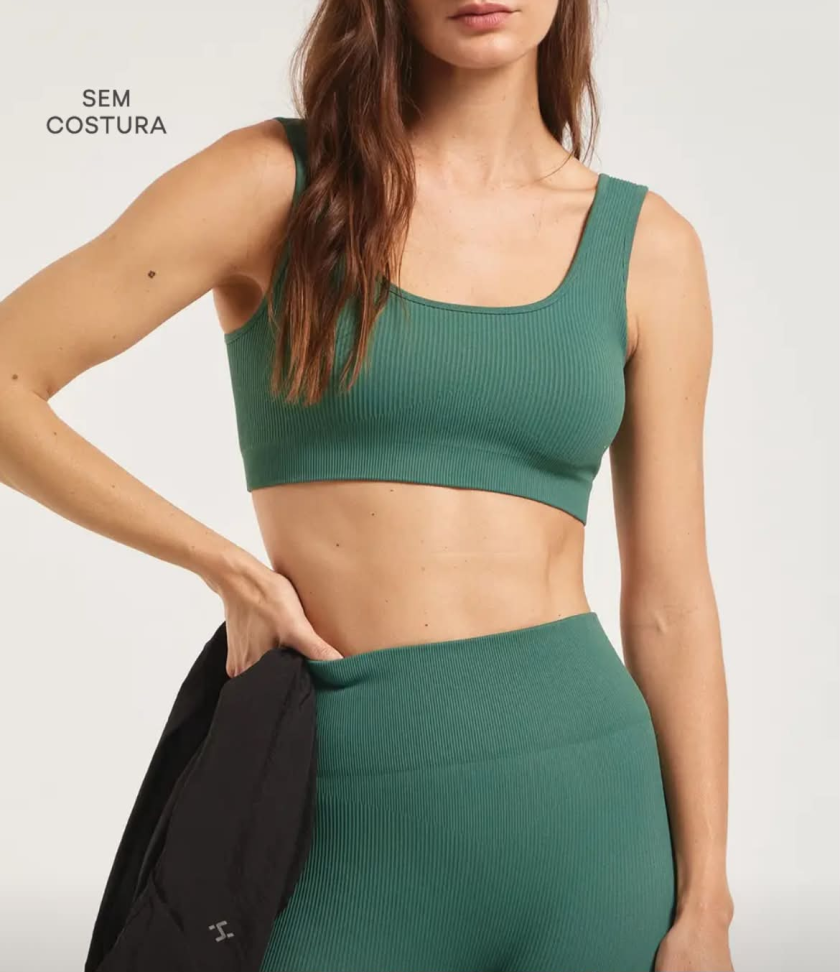 Top Canelado Hering Sports verde