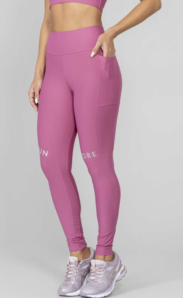 Legging blocking Run More rosa