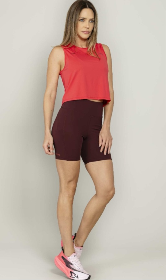 Regata boxy Run More rosa