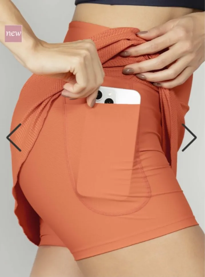 Saia Short Run More laranja