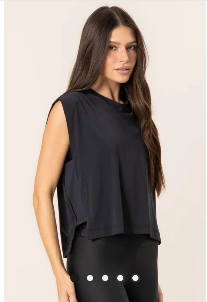 Regata Rib Matte Vivame preto