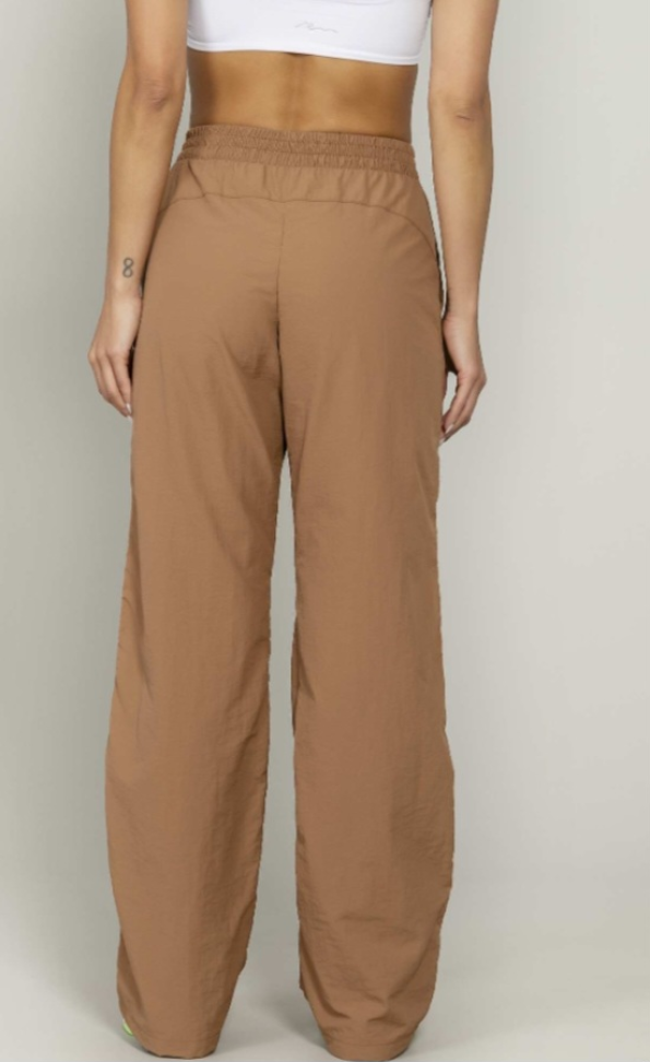Calça wide leg Run More bege - #3