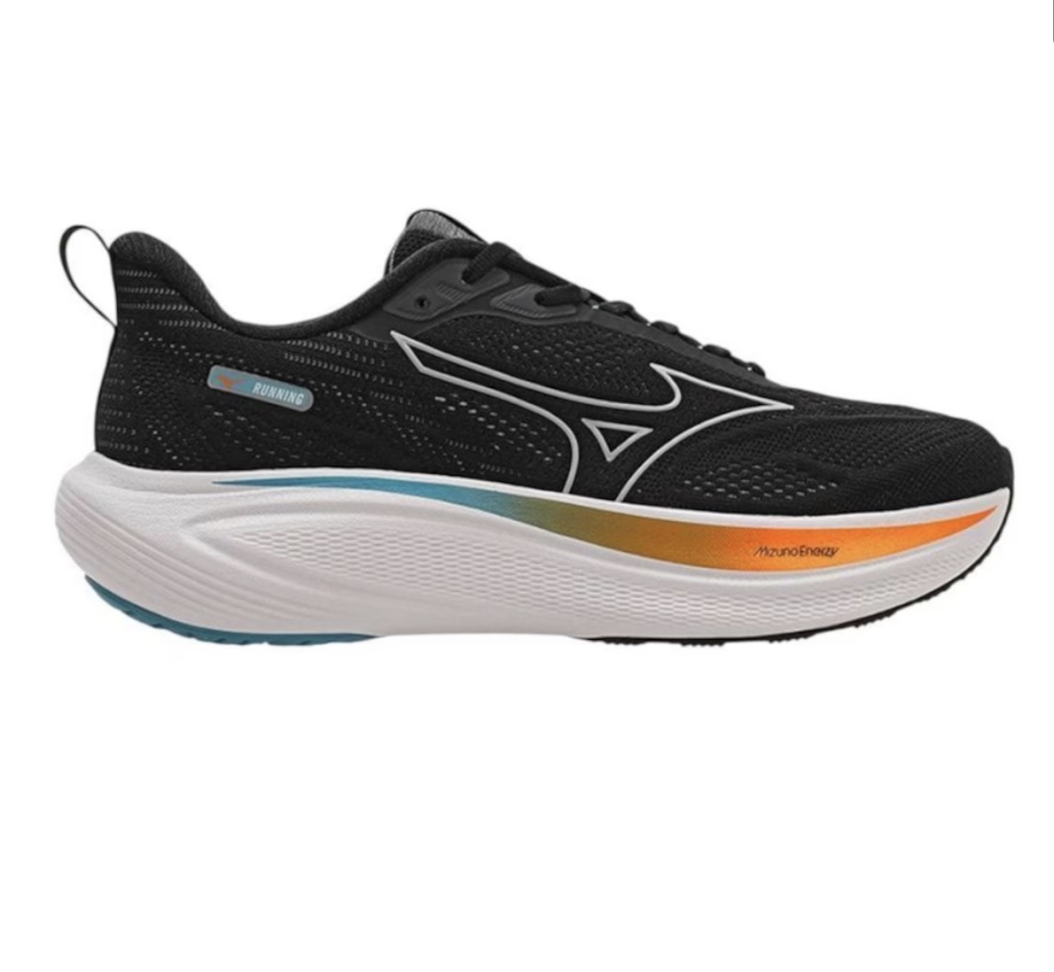 Tênis Mizuno Masc Base Prime Preto/Laranja